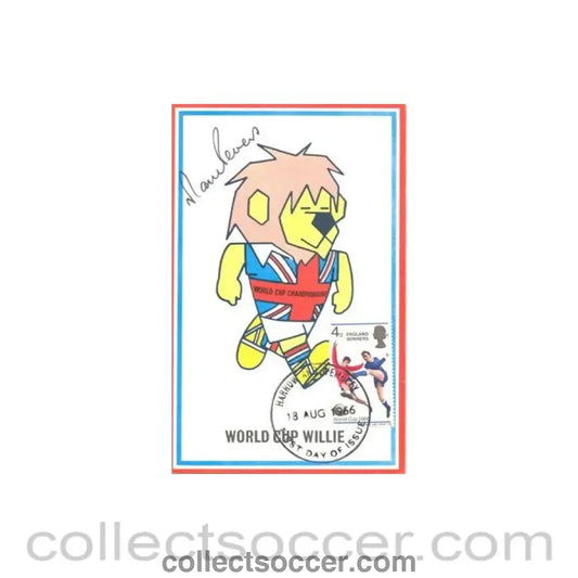1966 World Cup Postcard signed by Martin Peters