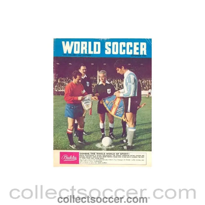 1966 - World Soccer magazine of September 1966 covering the match Argentina v Spain
