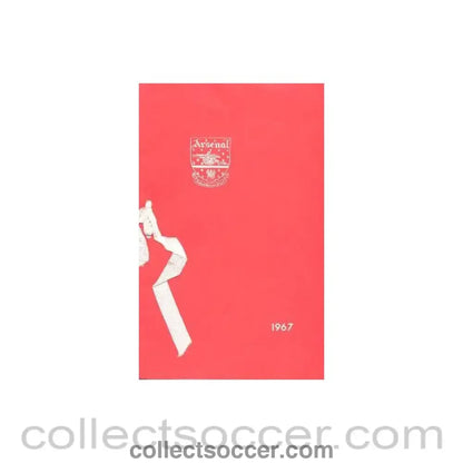 1967 - Arsenal - Dinner & Cabaret to The Honorary Stewards of Arsenal FC menu 04/12/1967