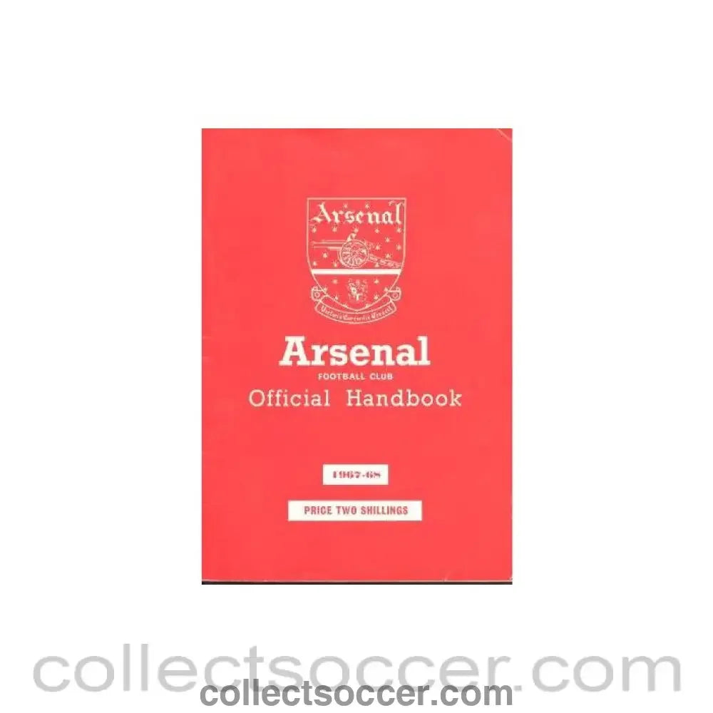 1967 - Arsenal official handbook 1967-1968