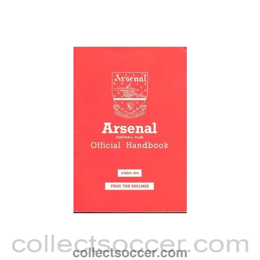 1967 - Arsenal official handbook 1967-1968