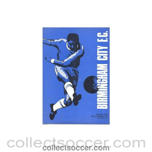 1967 - Birmingham City v Bristol City official programme 26/12/1967 - Collect Soccer