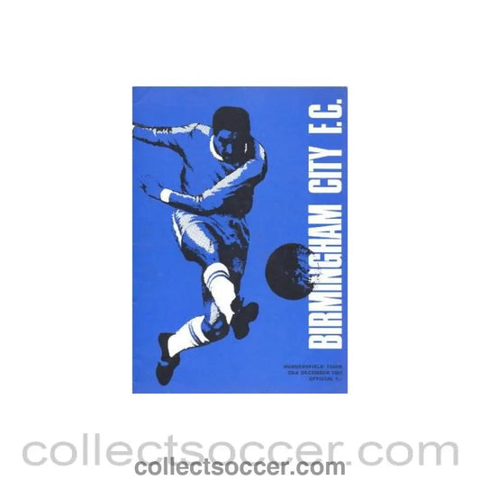 1967 - Birmingham City v Huddersfield Town official programme 23/12/1967 - Collect Soccer
