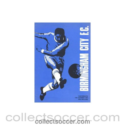 1967 - Birmingham City v Portsmouth official programme 14/10/1967