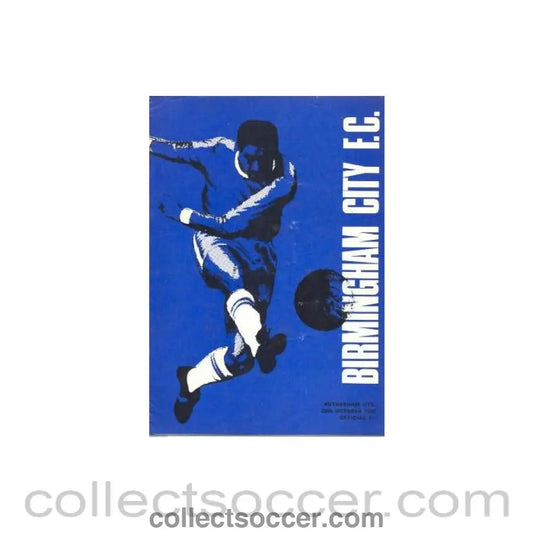 1967 - Birmingham City v Rotherham United official programme 28/10/1967 - Collect Soccer