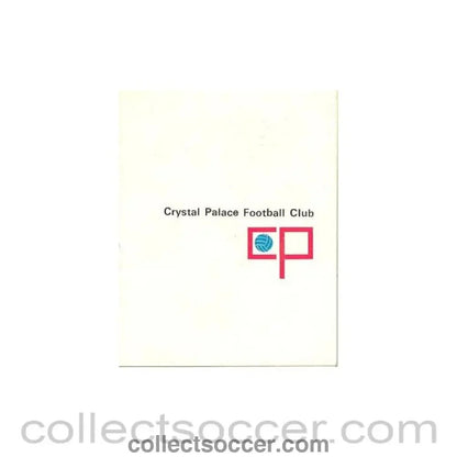 1967 - Crystal Palace v Portsmouth official programme 26/12/1967 - Collect Soccer