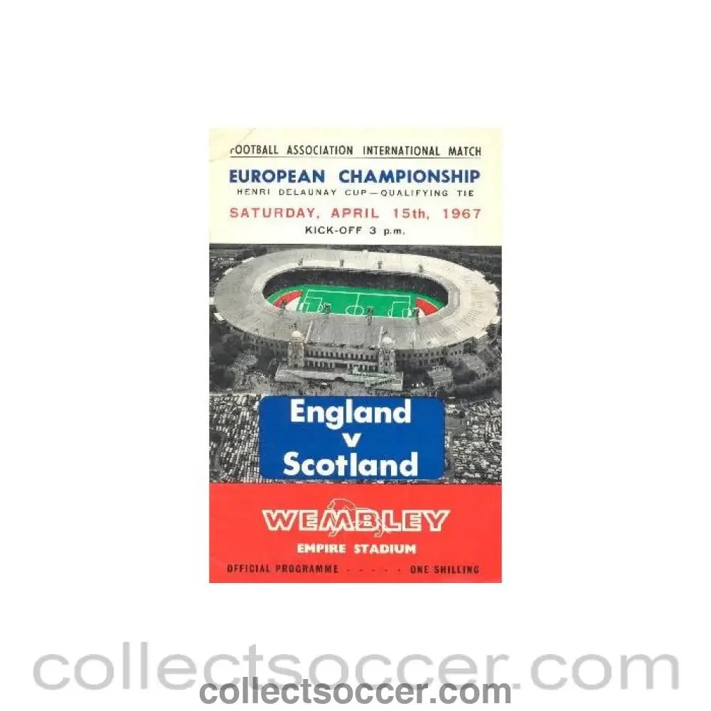 1967 England v Scotland official programme 15/04/1967 - Collect Soccer