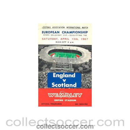 1967 England v Scotland official programme 15/04/1967 - Collect Soccer