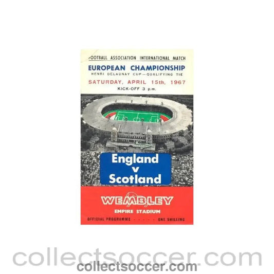1967 England v Scotland official programme 15/04/1967 - Collect Soccer