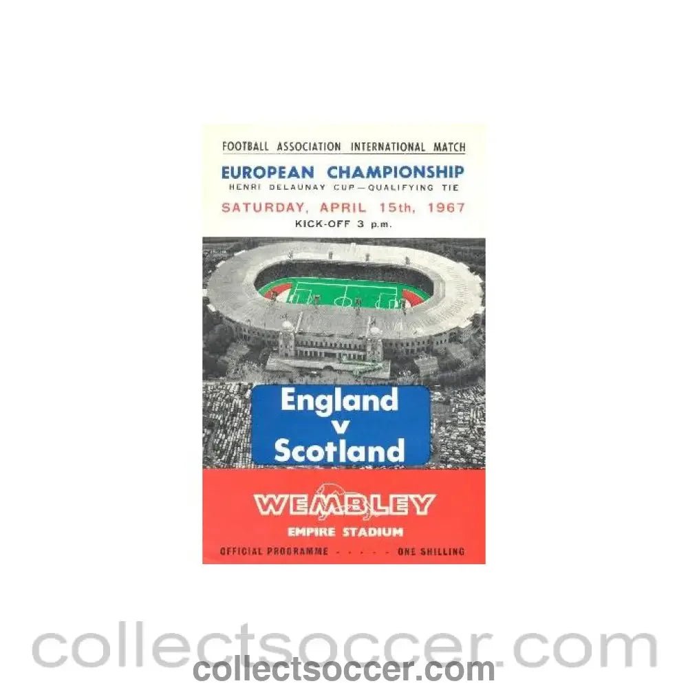 1967 England v Scotland official programme 15/04/1967 - Collect Soccer