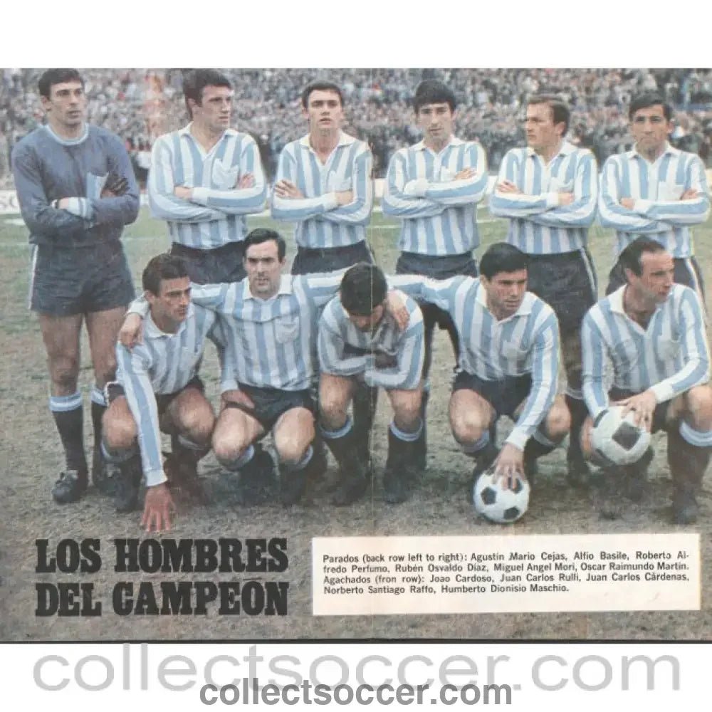 1967 Intercontinental Cup Final Programme Racing v Celtic - Collect Soccer