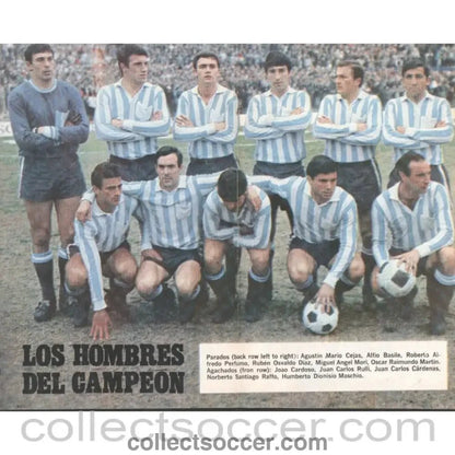 1967 Intercontinental Cup Final Programme Racing v Celtic - Collect Soccer