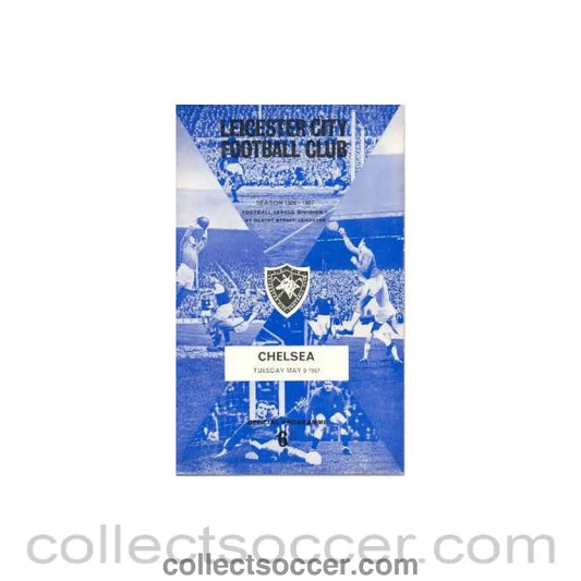 1967 - Leicester City vChelsea official programme 09/05/1967