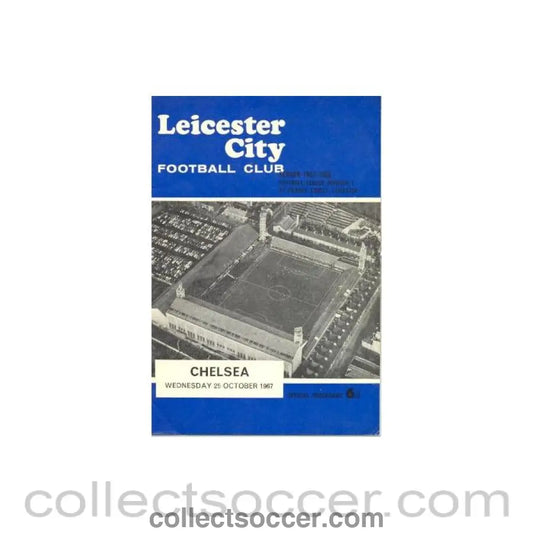 1967 - Leicester City vChelsea official programme 25/10/1967