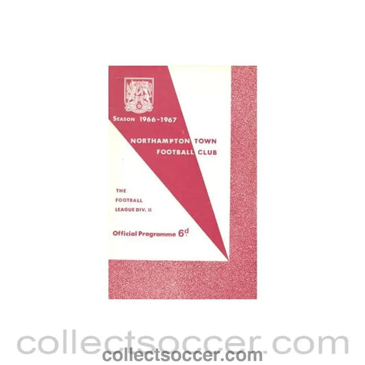 1967 - Northampton Town v Cardiff City official programme 18/03/1967 Football League - Collect Soccer
