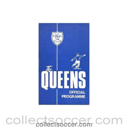 1967 - Queen Of The South v Dumbarton official programme 1967 - 1968 - Collect Soccer