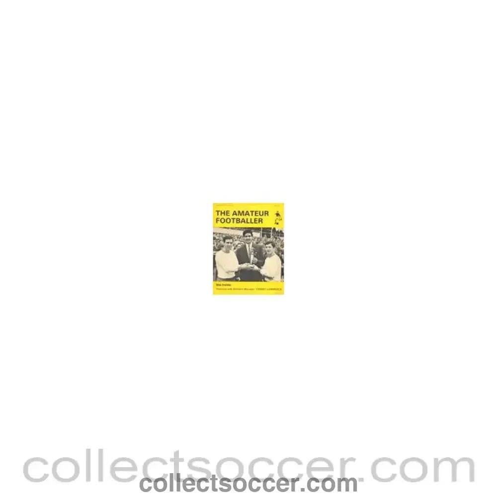 1967 - The Amateur Footballer Magazine No:10 of October 1967 - Collect Soccer