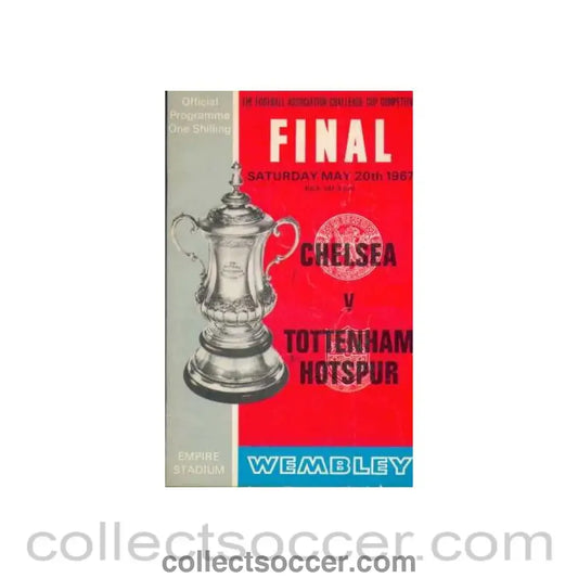 1968 - 1967 FA Cup Final Programme Chelsea v Tottenham Hotspur