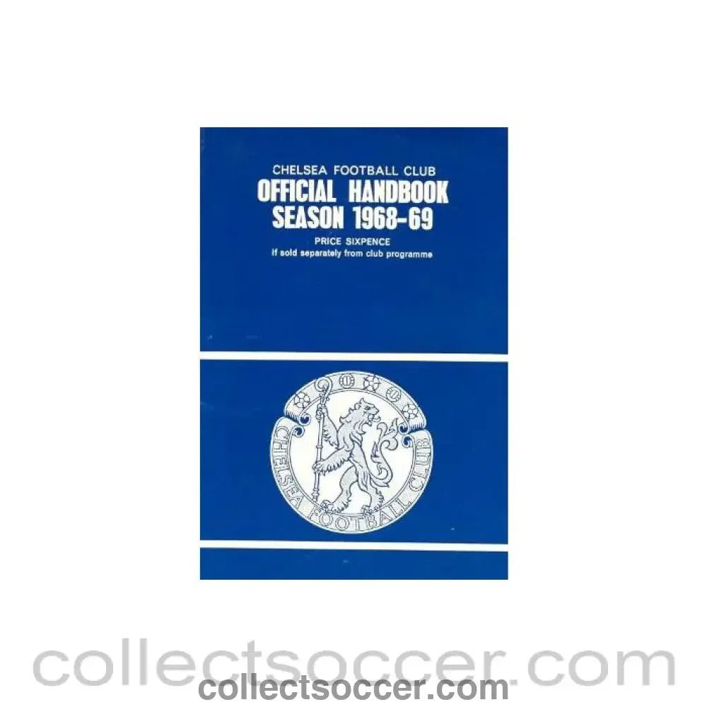 1968-1969 Chelsea Official Handbook - Collect Soccer