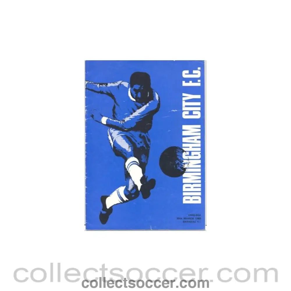 1968 - Birmingham City v Chelsea official programme 30/03/1968 - Collect Soccer