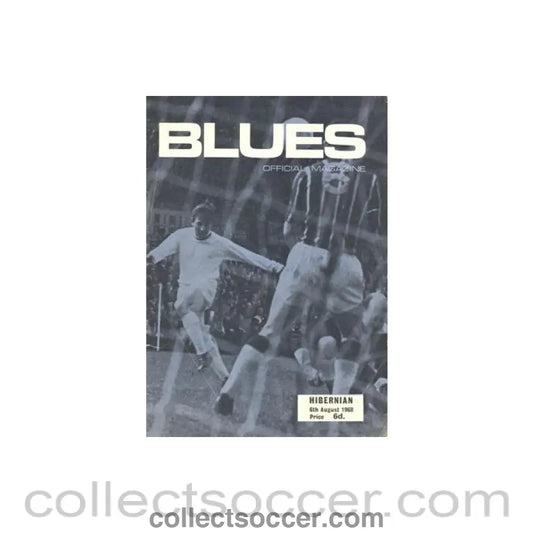 1968 - Birmingham City v Hibernian official programme 06/08/1968 Football League