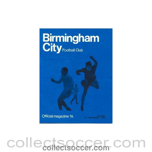 1968 - Birmingham City vChelsea official programme 03/09/1968