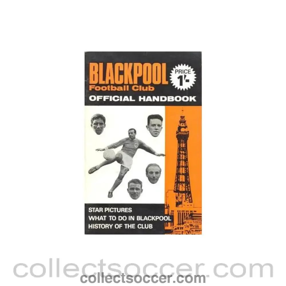 1968 - Blackpool Handbook 1968 - 69 - Collect Soccer