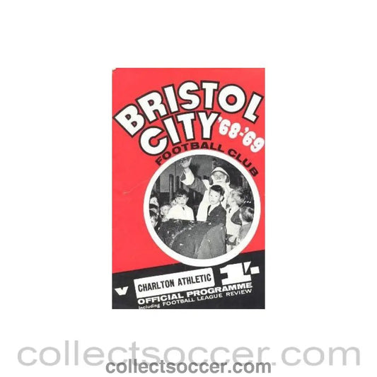 1968 - Bristol City v Charlton Athletic official programme 26/12/1968 Football League - Collect Soccer
