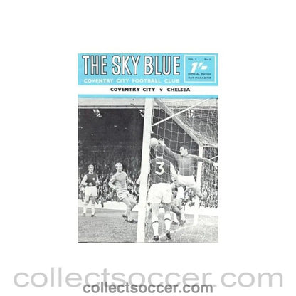 1968 - Coventry City vChelsea official programme 21/08/1968 - Collect Soccer