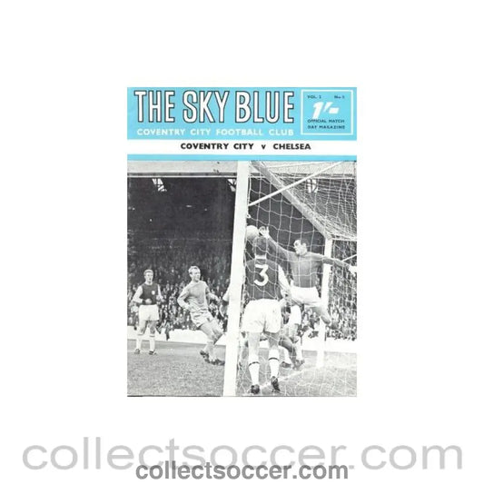 1968 - Coventry City vChelsea official programme 21/08/1968