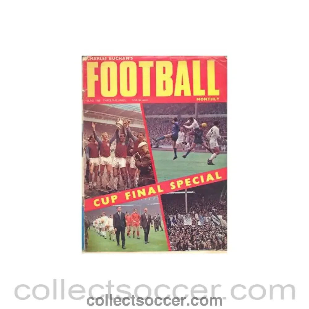 1968 - Football Monthly magazine of June 1968