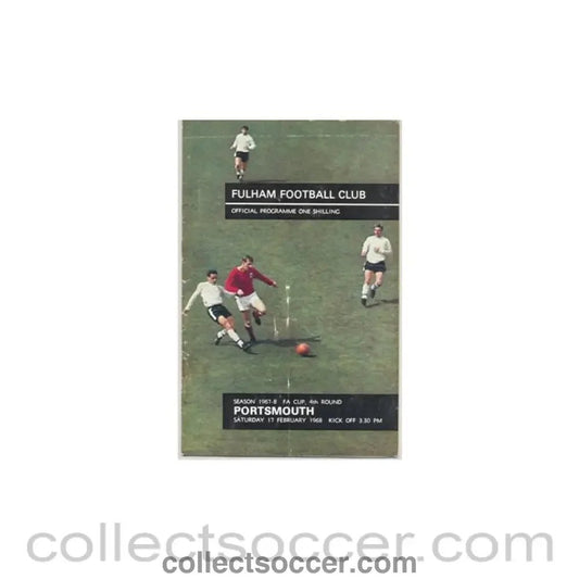 1968 - Fulham v Portsmouth official programme 17/02/1968 - Collect Soccer