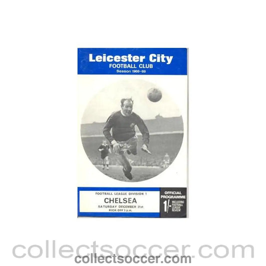 1968 - Leicester City vChelsea official programme 21/12/1968