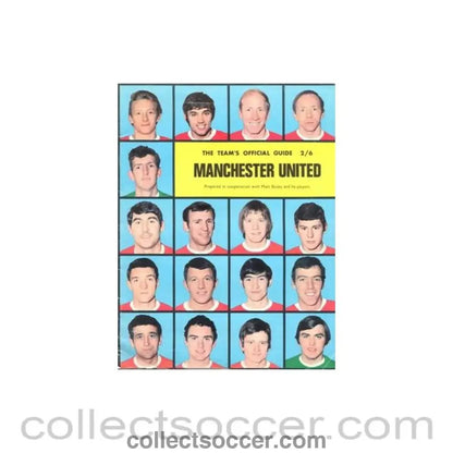 1968 - Matt Busby Official Signed Manchester United Guide 1968 - 1969, Signed by John Fitzpatrick and Alan Gowling - Collect Soccer