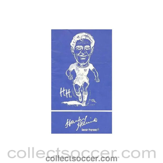 1968 - Portsmouth v Chelsea official programme Harry Harris Testimonial Fund Match 04/12/1968 - Collect Soccer
