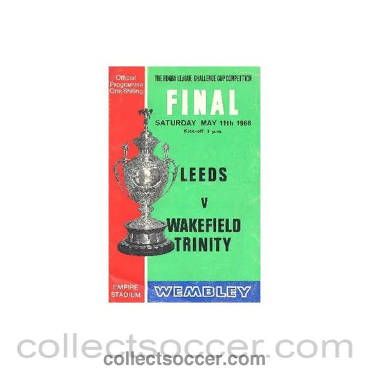 1968 - Rugby - League Final Leeds v Wakefield Trinity 11/05/1968 - Collect Soccer