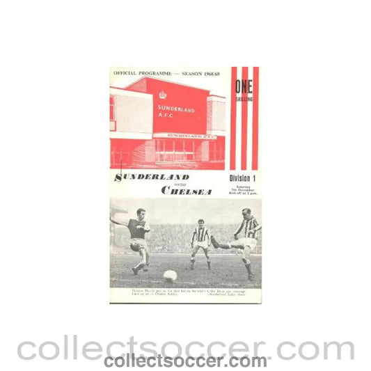 1968 - Sunderland vChelsea official programme 07/12/1968