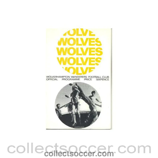 1968 - Wolverhampton Wanderers vChelsea official programme 04/05/1968