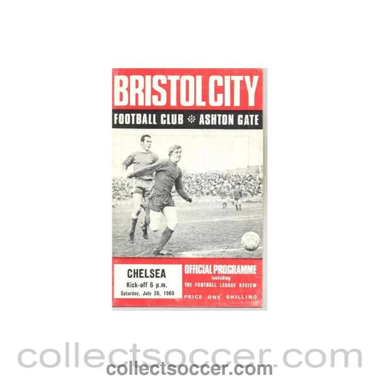 1969 - Bristol City vChelsea official programme 26/07/1969