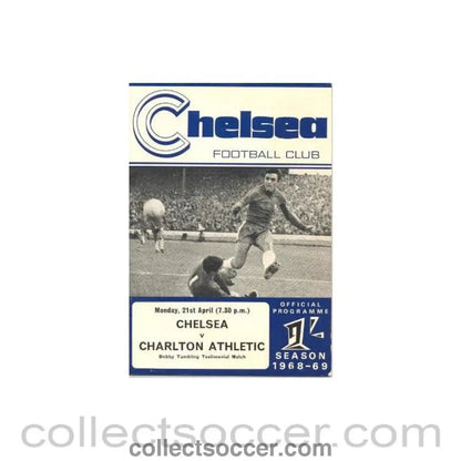 1969 - Chelsea v Charlton Athletic official programme 21/04/1969 - Collect Soccer