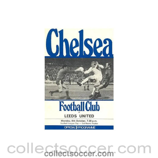 1969 - Chelsea v Leeds United official programme 06/10/1969