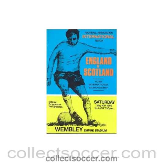 1969 England v Scotland official programme 10/05/1969 - Collect Soccer