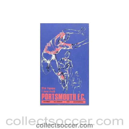 1969 - Portsmouth v Chesterfield official programme 04/01/1969 - Collect Soccer