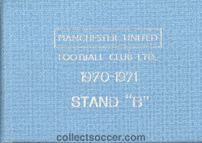 1970/71 Manchester United Season Ticket in Fantastic Condition