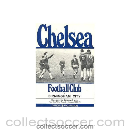1970 - Chelsea v Birmingham City official programme 03/01/1970 F.A. Cup
