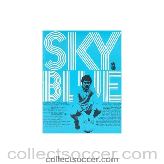 1970 - Coventry vChelsea official programme 19/09/1970