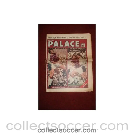 1970 - Evening Standard London Football No:9 - Crystal Palace newspaper of 24/10/1970