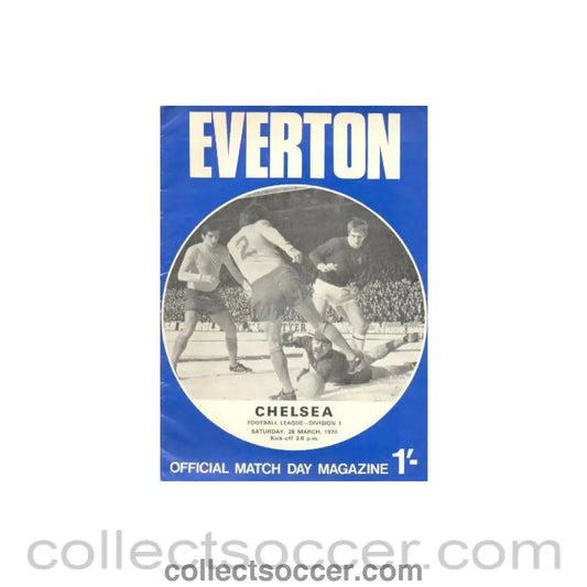 1970 - Everton vChelsea official programme 28/03/1970