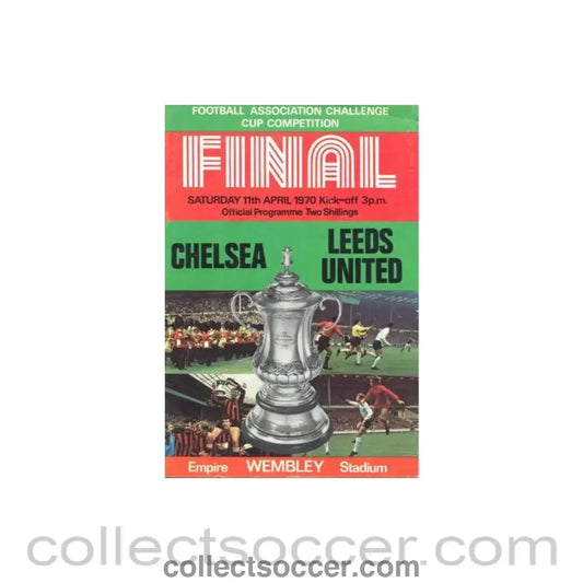 1970 FA Cup Final Chelsea v Leeds United Programme