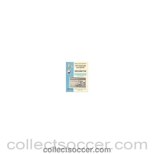 1970 - Tottenham Hotspur v Southampton official programme 31/01/1970 - Collect Soccer